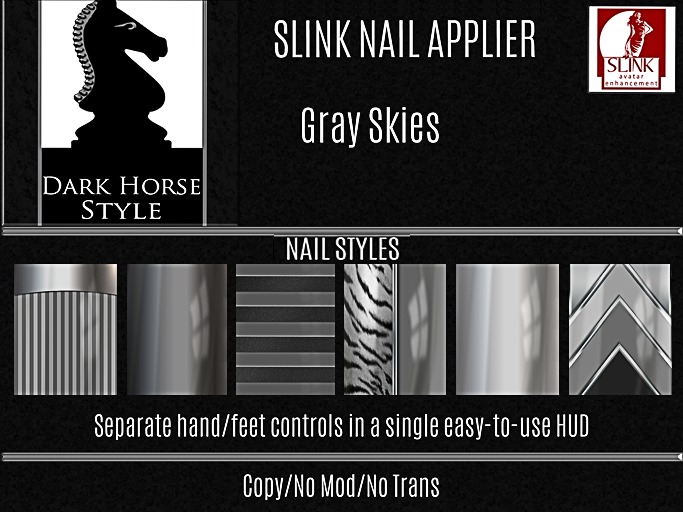 !DHS Nails-Gray Skies [BOXED]