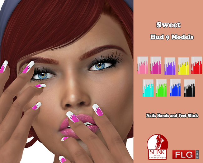 .::FLG Nails Slink Hand/Feet Appliers Sweet ::.