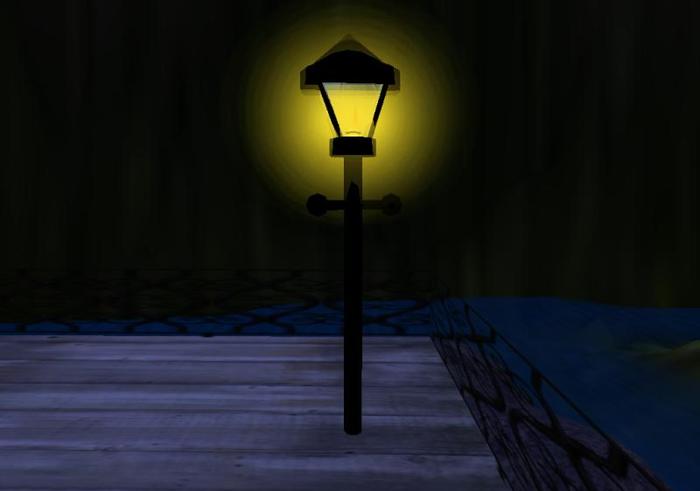 Mw gas street lamp auto switch garden path light