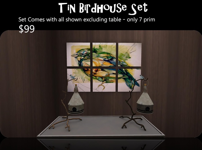 Birdhouse - Rust Set