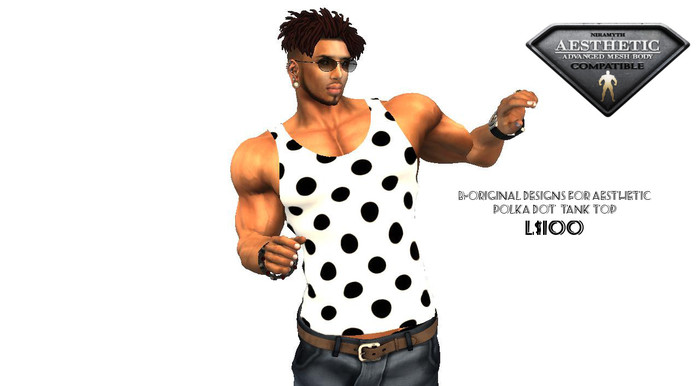 Graffiti  Tank Top - Fitted Mesh