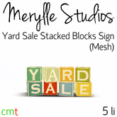 [Merylle Studios] ~ Yard Sale Stacked Blocks (Mesh) 