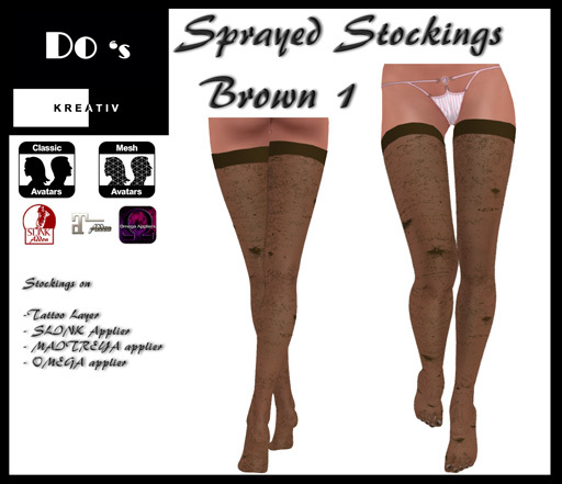 .:Do's:. Stockings with lacy  WHITE