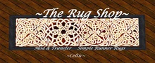 Runner Rug Celtic round knott red & gold [ 10x 2.5 runner rug with border] The Rug Shop