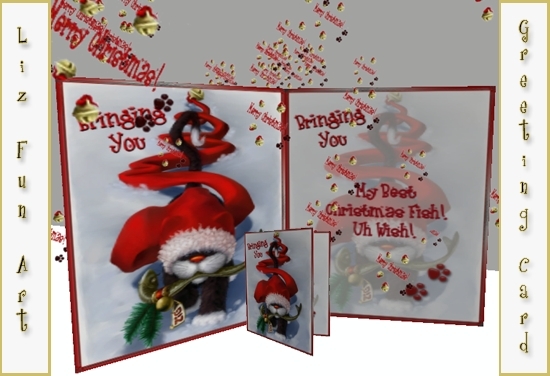 Christmas Card Cat