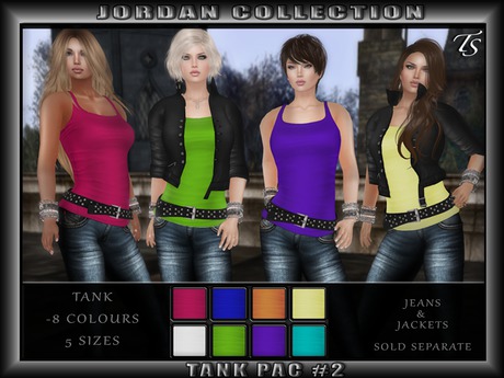 Second Life Marketplace - TS-Jordan-Tank Pac#2