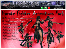 ~ Medusa weapons ~ Karate Fighter Anim Pack (Boxed)