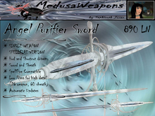 ~ Medusa Weapons ~ Angel Purifier Singl Sword SpellFire (Boxed)