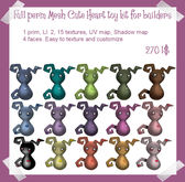 Full Perm MESH Cute Heart toy kit for builders