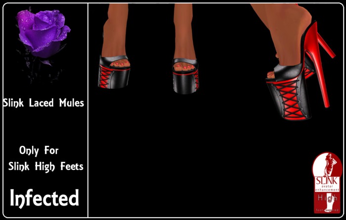 >>inFECTed<< - Slink Laced Mules