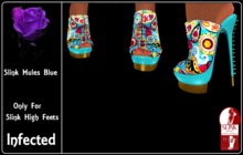 >>inFECTed<< - Slink Mules Blue