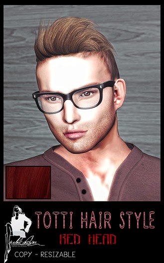::MF:: Totti Hair Style - RED HEAD