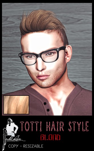 ::MF:: Totti Hair Style - BLOND