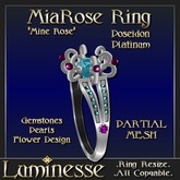 Luminesse MiaRose Poseidon Platinum Ring PMESH-Wear To Unpack