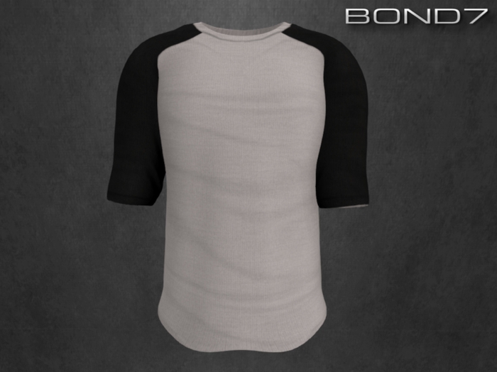 *BOND7* V-neck Longsleeve (Black)