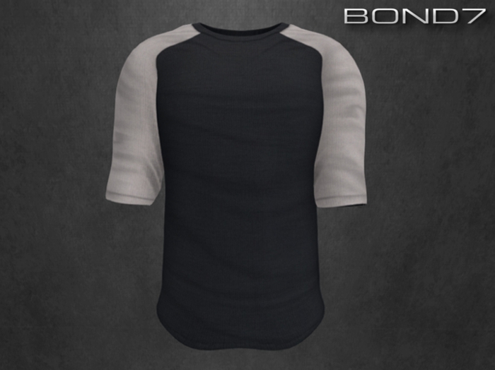 *BOND7* V-neck Longsleeve (Black)