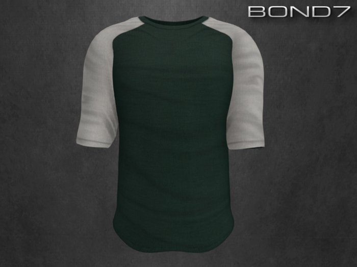 *BOND7* V-neck Longsleeve (Black)