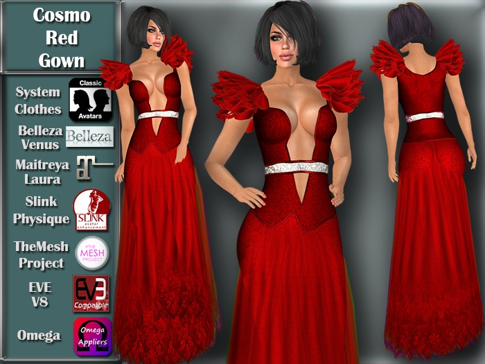 [TKS] Basics - Cosmo Red Gown