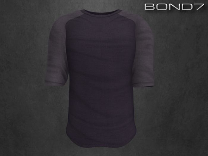 *BOND7* Baseball Tee (Purple/Lavender)