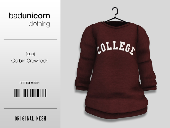 [BUC] "Bae" Corbin Crewneck (WEAR TO UNBOX)