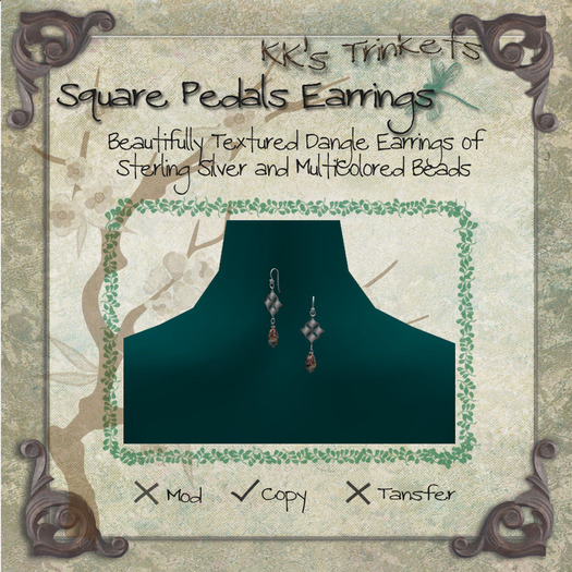 Square Pedals Earrings