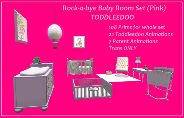 Rock-a-bye Baby Room Set (Blue)