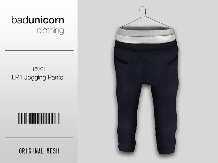 [BUC] "Dark Grey" LP1 Joggers WEAR TO UNBOX