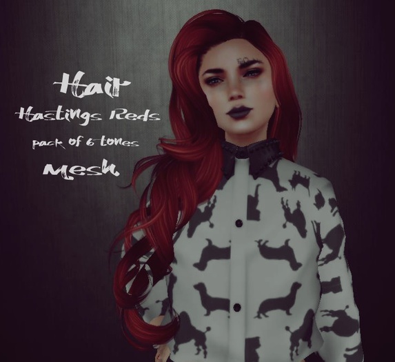 *VL* Hastings Hair - Red pack