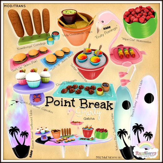 [RI] "Kahuna Blue" Surfboard Table