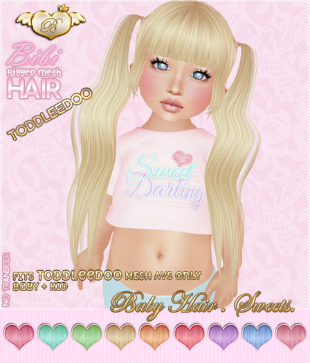 :*BABY*: Hair Bibi - ToddleeDoo - Sweets