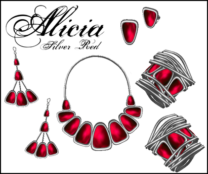 Second Life Marketplace - ALICIA SILVER RED