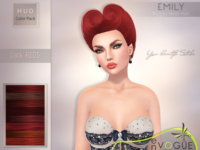 enVOGUE - HAIR Emily - Dark Reds