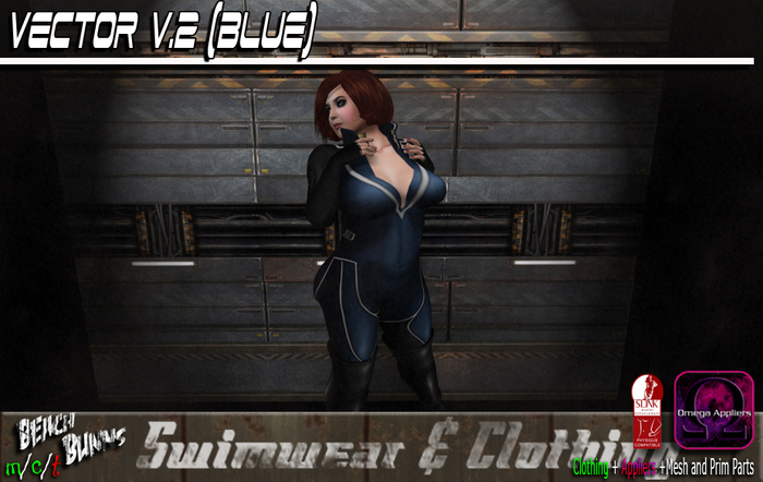 BB. Omega Outfit (Vector v.2)-Blue/White