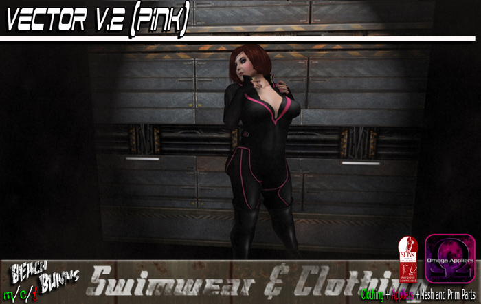 BB. Omega Outfit (Vector v.2)-Black/Pink