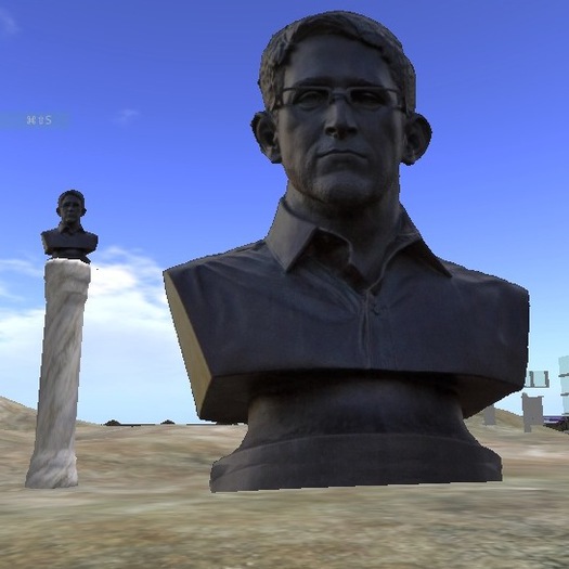 Edward Snowden Bust