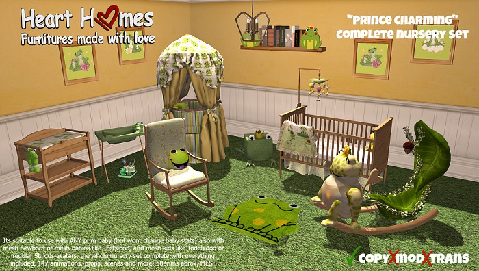 Aphrodite "Prince Charming" Complete Nursery Set