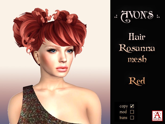 .: AVON'S :. Hair - Rosanna - Red