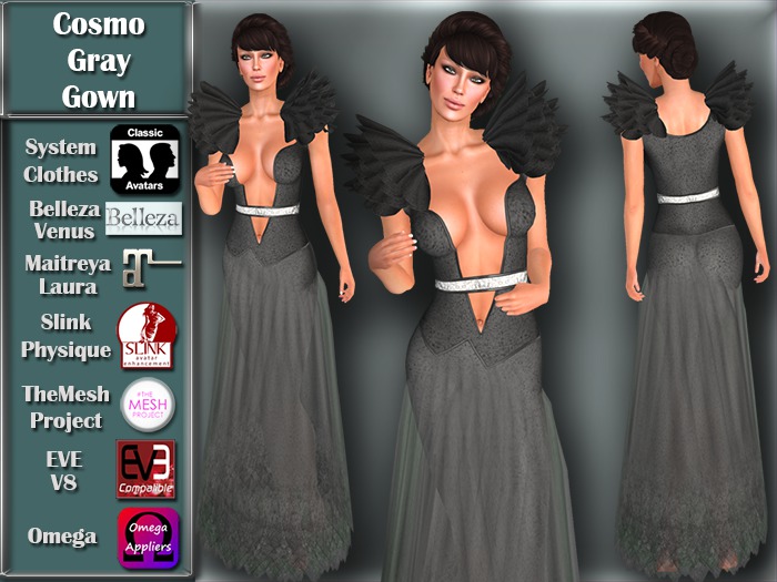[TKS] Basics - Cosmo Gray Gown