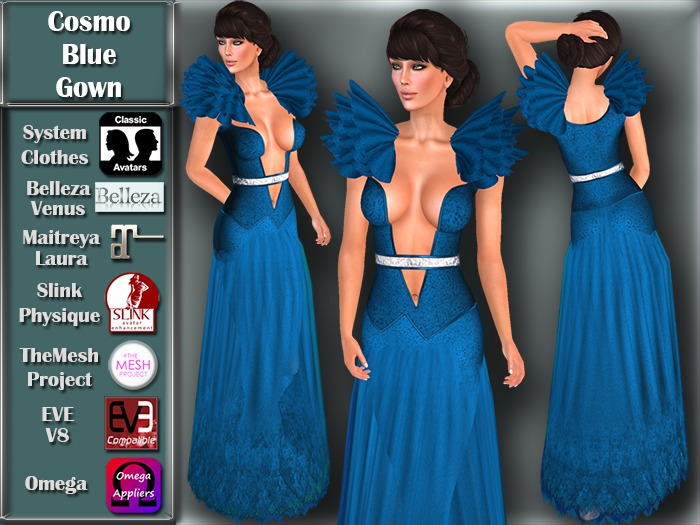 [TKS] Basics - Cosmo Blue Gown