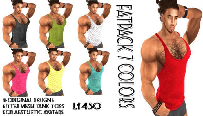 AESTHETIC  TANK TOP FAT PACK