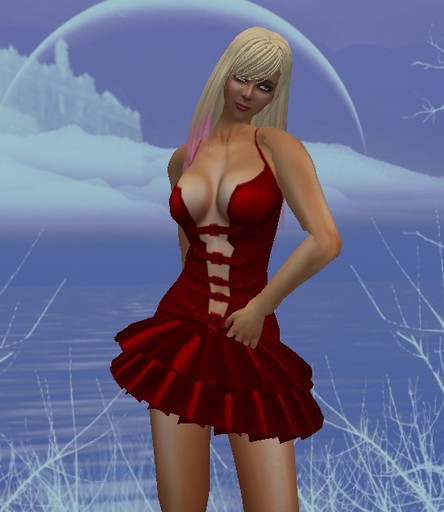 Xstreet specail Sexy Red cocktail Dress