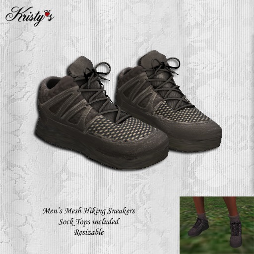 Men's Hiking Sneakers  w/Socks  (Bagged)