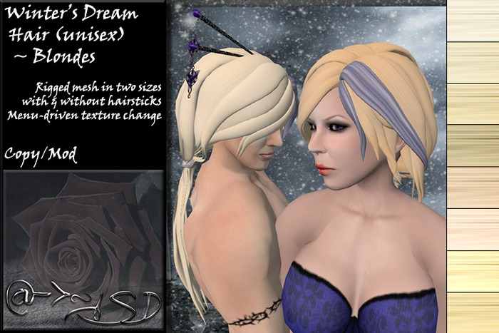 @->~ISD Winter's Dream Hair ~ Reds