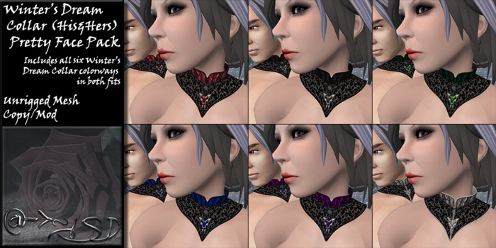 @->~ISD Winter's Dream Hairsticks Pretty Face Pack