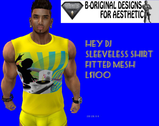 YELLOW MESH Shirt - Fitted Mesh