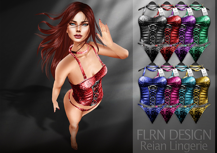 Reian Glitter Lingerie Fatpack