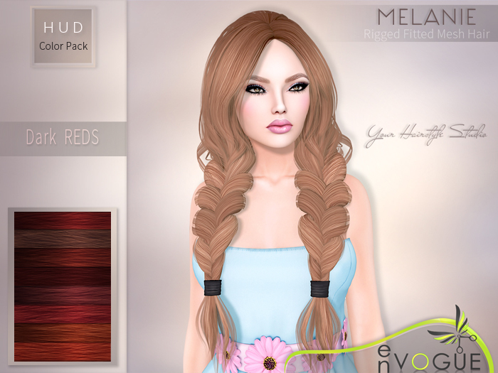 enVOGUE - HAIR Melanie - Dark Reds