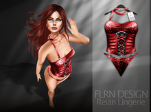 Reian Glitter Lingerie Red