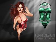 Reian Glitter Lingerie Green
