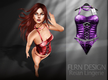 Reian Glitter Lingerie Purple